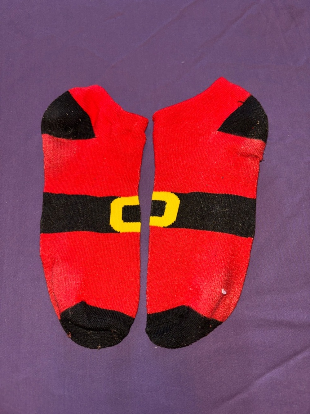 Santa ankle socks